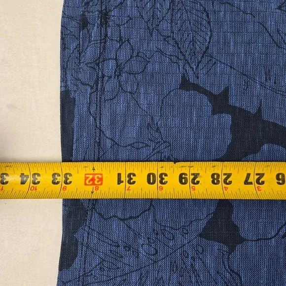 Tommy Bahama New York Yankees Polo Shirt Mens 3XL TG Blue Floral Hibiscus Tencel - Picture 8 of 8